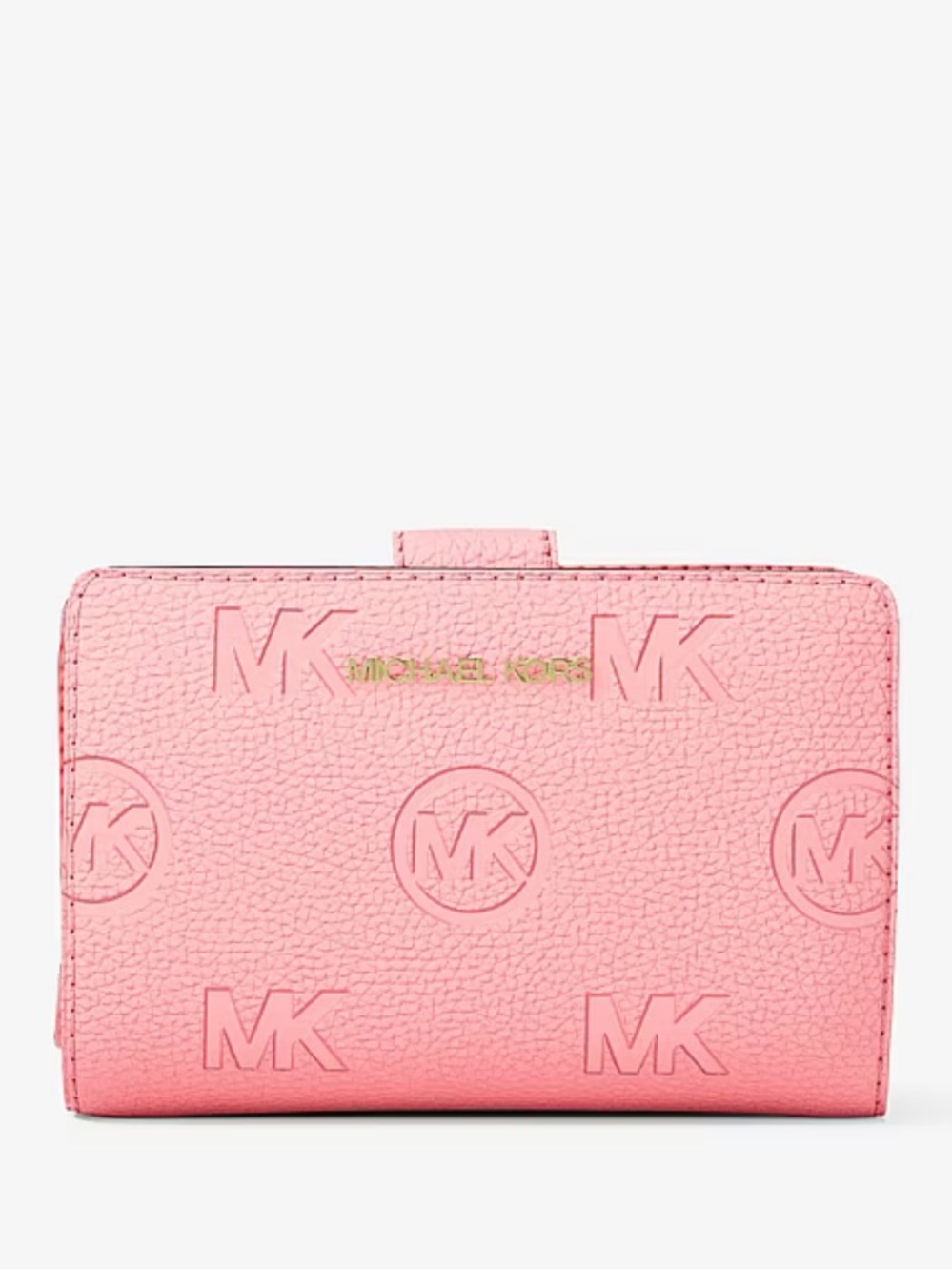 MICHAEL KORS Jet Set Travel Md Zip Coin Logo Debossed Bifold Wallet
Carnation
NW